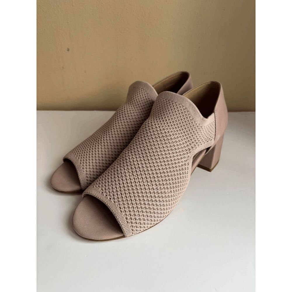 Eileen Fisher Ferris Knit Heeled Sandal Womens Size 9